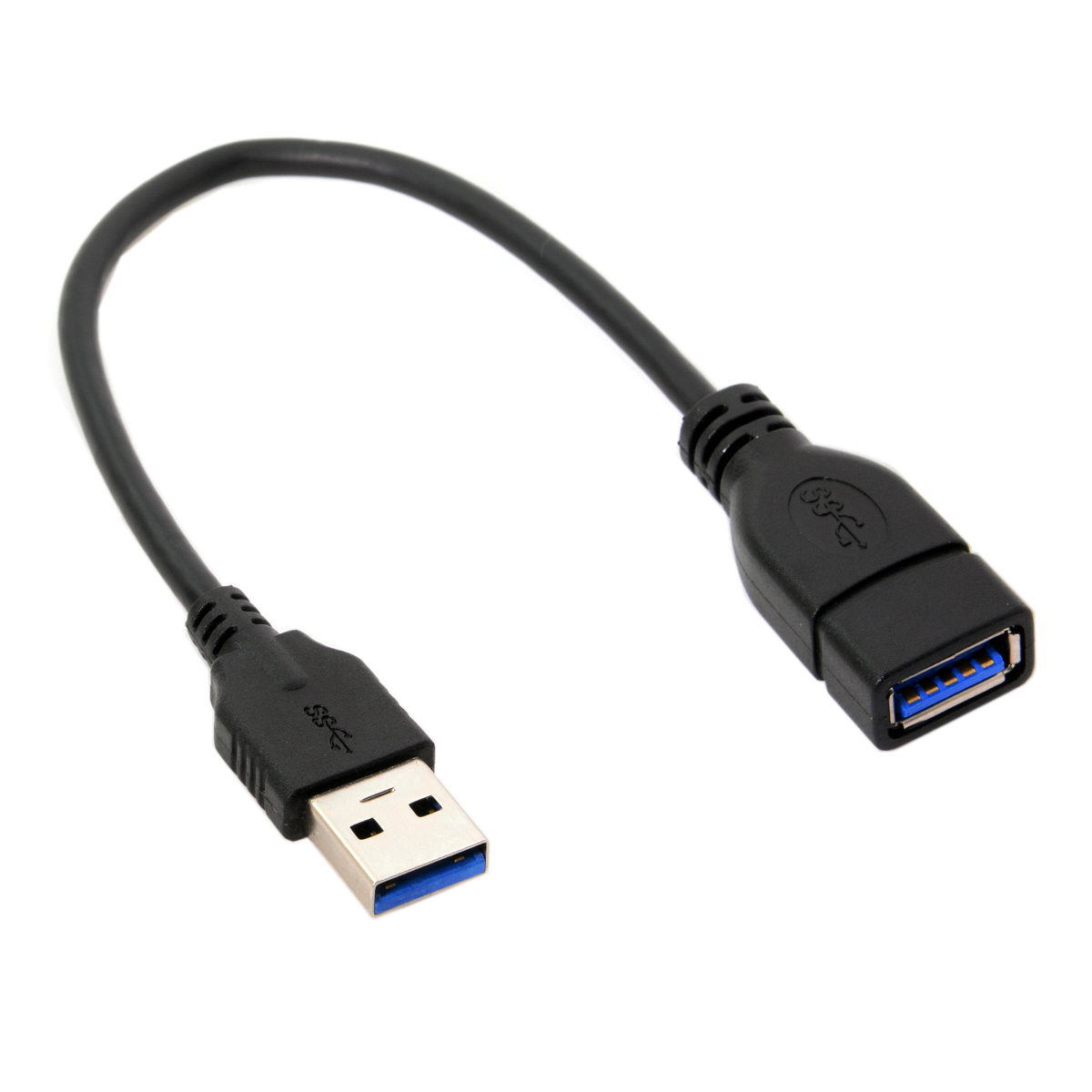 USB 3.0 A (M) - USB3.0 A (F), 20cm, prodlužovací kabel