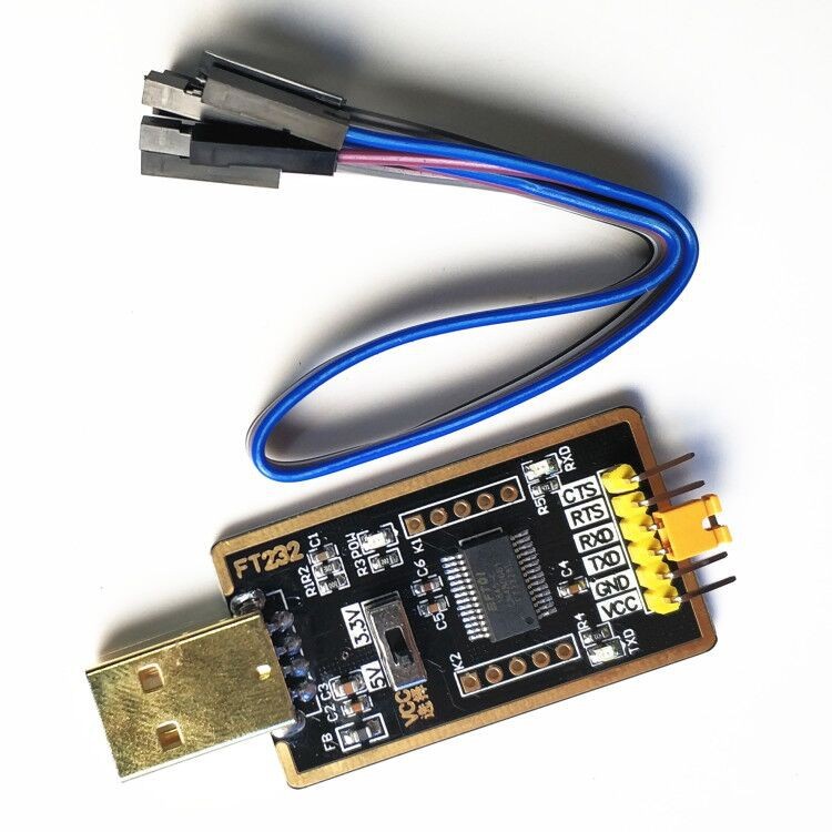 Převodník USB na UART TTL - originálny FTDI FT232R čip