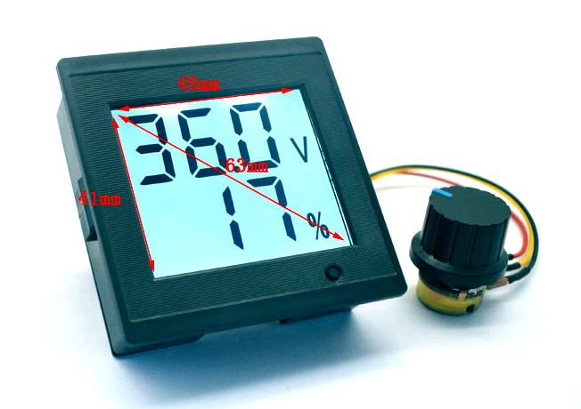 Z2-5 DC11-40V 8A PWM regulator, LCD displej