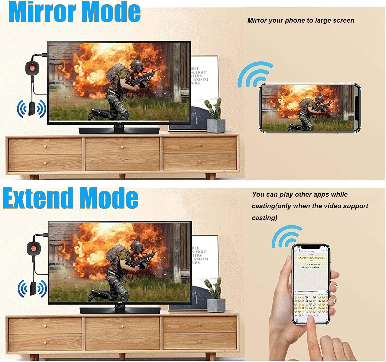 MiraScreen G2-4 WiFi Zrcadlení, Miracast, Screen Mirroring, Airplay, DLNA, 1080p