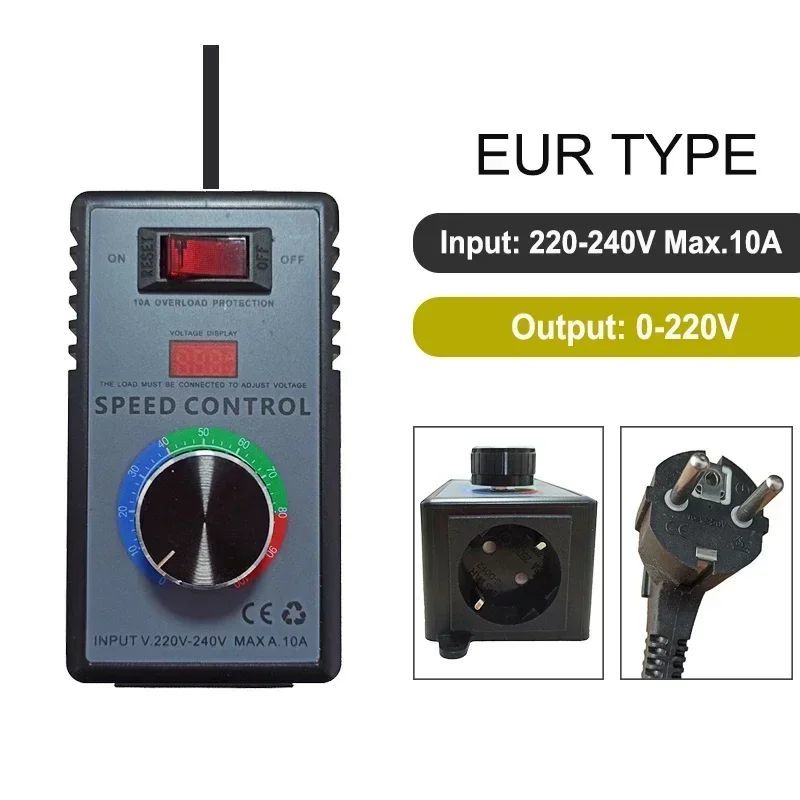 DJ-SC40 AC regulátor napětí plynulý 2200W