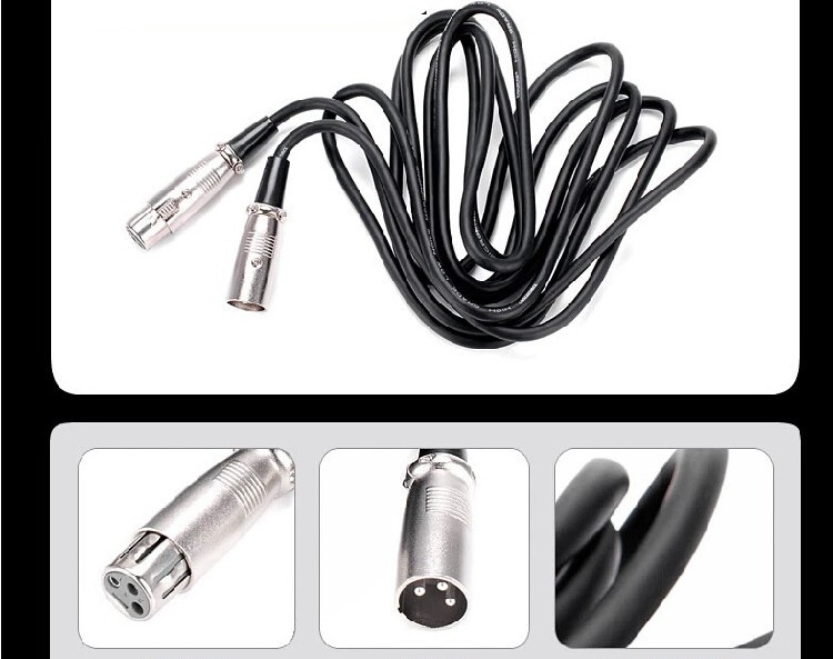 TS-C3II mikrofonový kabel, XLR samec/samice 3m