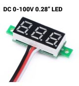 V18D DC0-100V 0.28' LED digitální voltmetr
