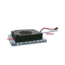 Hliníkový chladicí ventilátor pro LattePanda