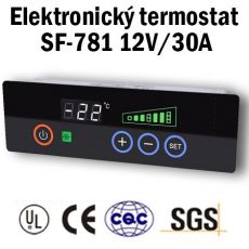 SF-781 12V/30A - Elektronický (regulátor) termostat pro chlazení