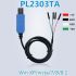 Převodník USB na UART TTL - nejnovější PL2303TA čip s kabelem 0.8m