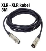 TS-C3II mikrofonový kabel, XLR samec/samice 3m