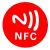 NFC nálepka tag, Ntag215, 25mm, anti-metal,