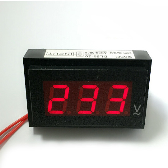 DL50-20 AC 80-500V LED digitální voltmetr