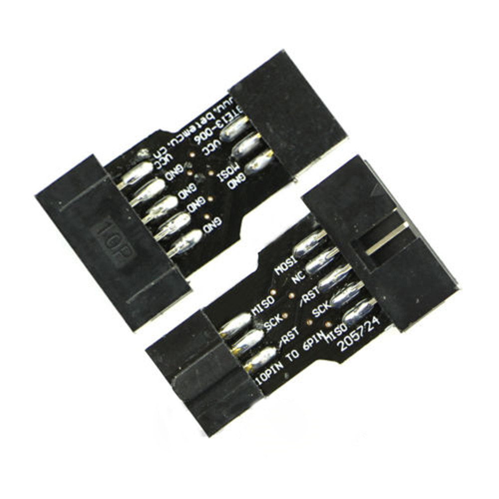 10 pin na 6 pin adaptér pro AVRISP USBASP STK500
