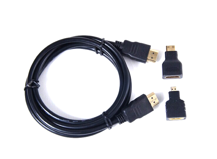 Sada 3v1 HDMI 19pin kabel + Micro a Mini