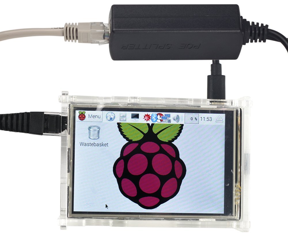 IEEE 802.3af Micro USB Active PoE Splitter 48V na 5V 2.4A pro Raspberry Pi nebo tablety