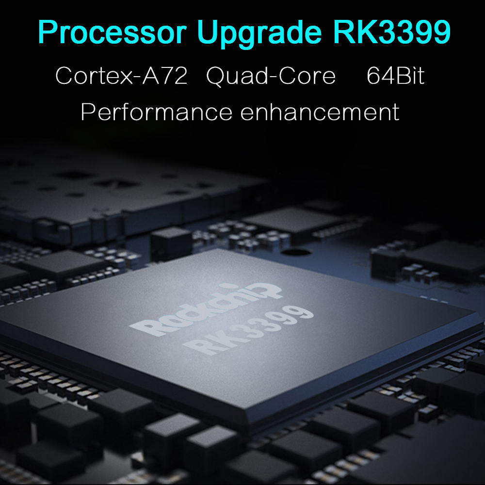 Multimediální přijímač X99 s výkonným procesorem Rockchip RK3399, 4GB RAM, 32GB eMMC Flash a Android 7.1