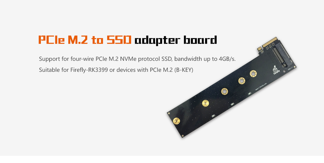 PCIe M.2 to SSD Adapter Board