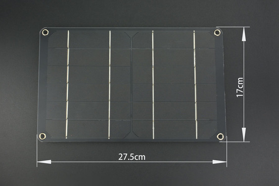 Monokrystalický solární panel (5V 1A)