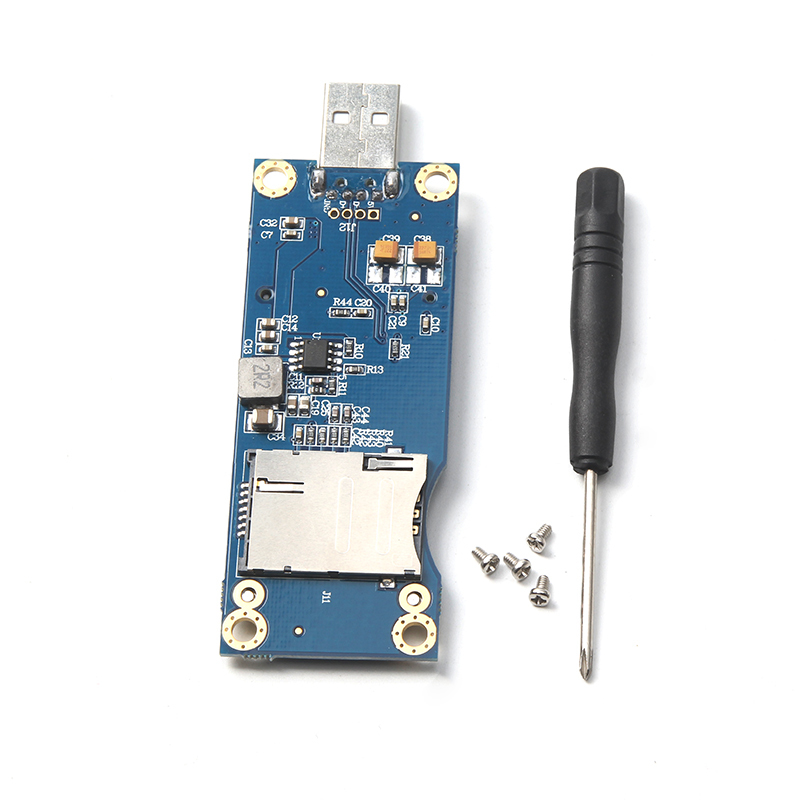 Adaptér datového přenosu, podporuje rozhraní 3x5 cm miniPCIe na USB 2.0.