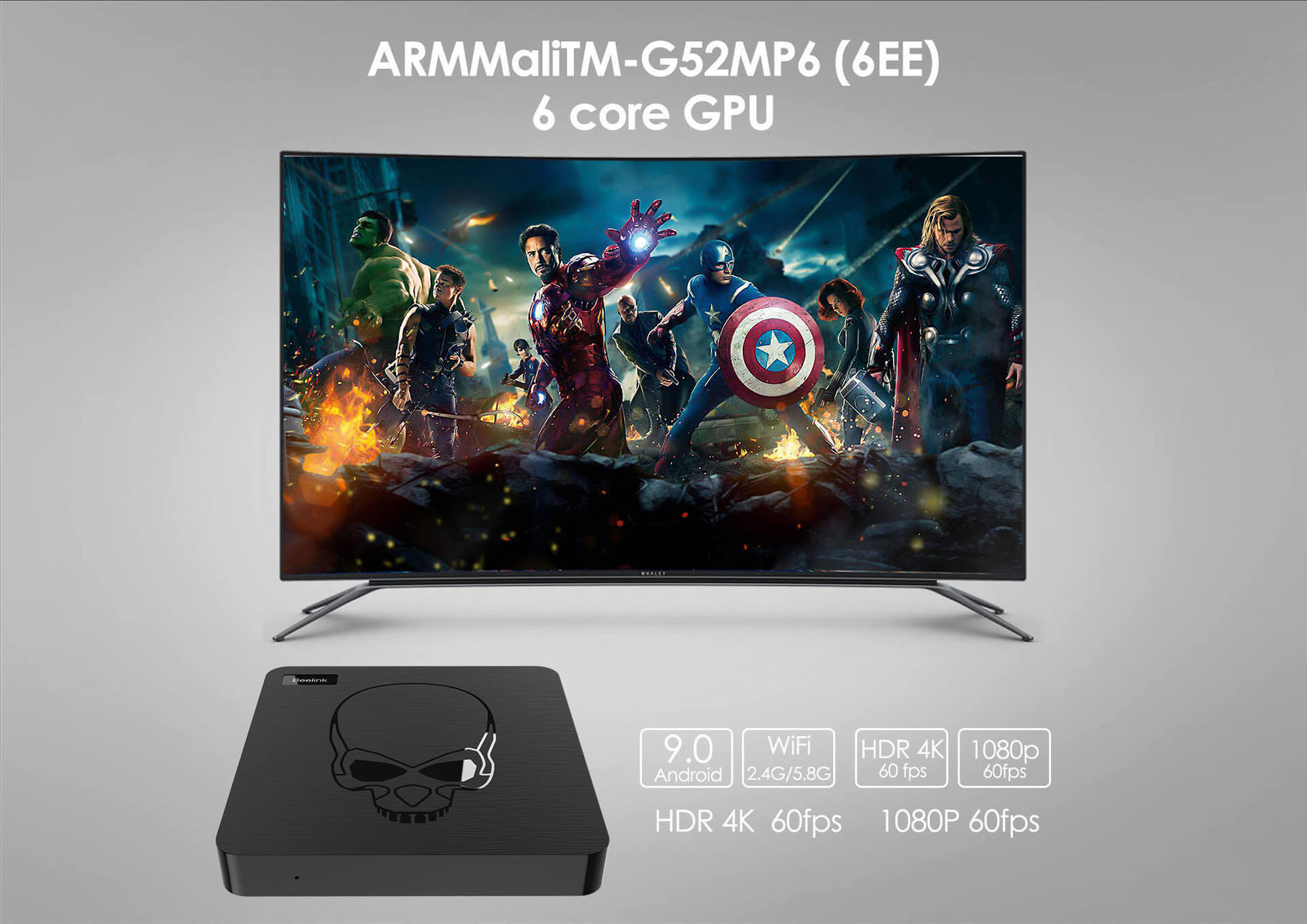TV box Beelink GT-King S922X 4/64GB eMMC Android 9.0 TV