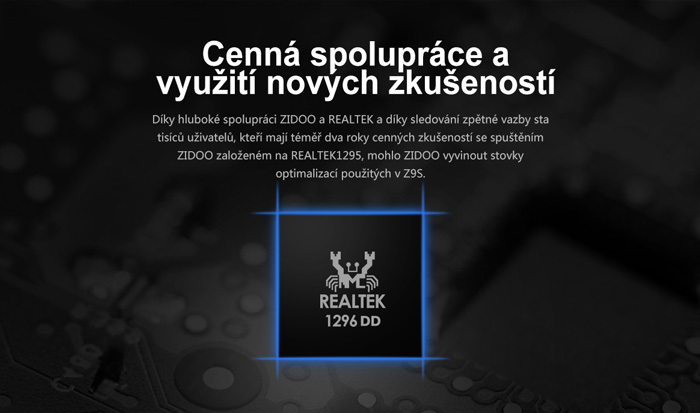 Multimediální přijímač Zidoo Z9S Ultra-HD 4K HD 
