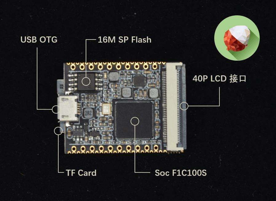 LicheePi Nano ARM926EJS SoC vývojová deska - 16M flash disk