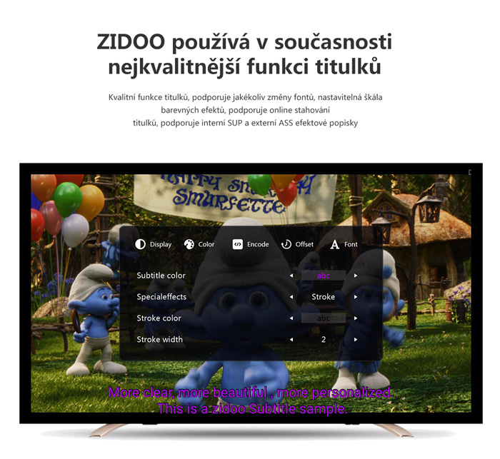Multimediální přijímač Zidoo Z10 Ultra-HD 4K HD