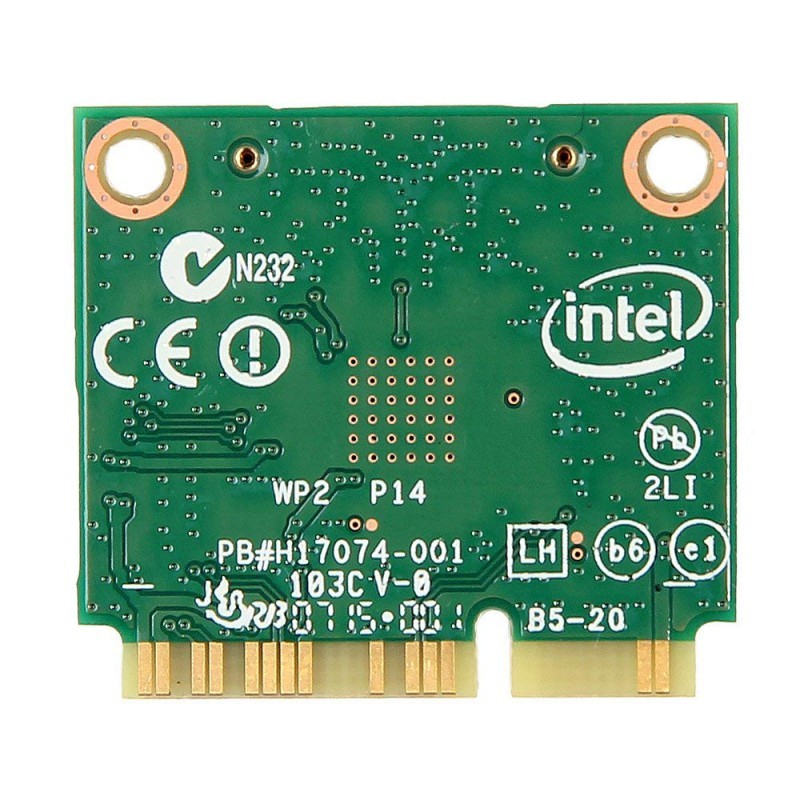 Síťová karta, interní pro notebook, 2.4GHz a 5GHz, 802.11 ac, Bluetooth 4.0, miniPCi-e, 2x u.Fl konektor  