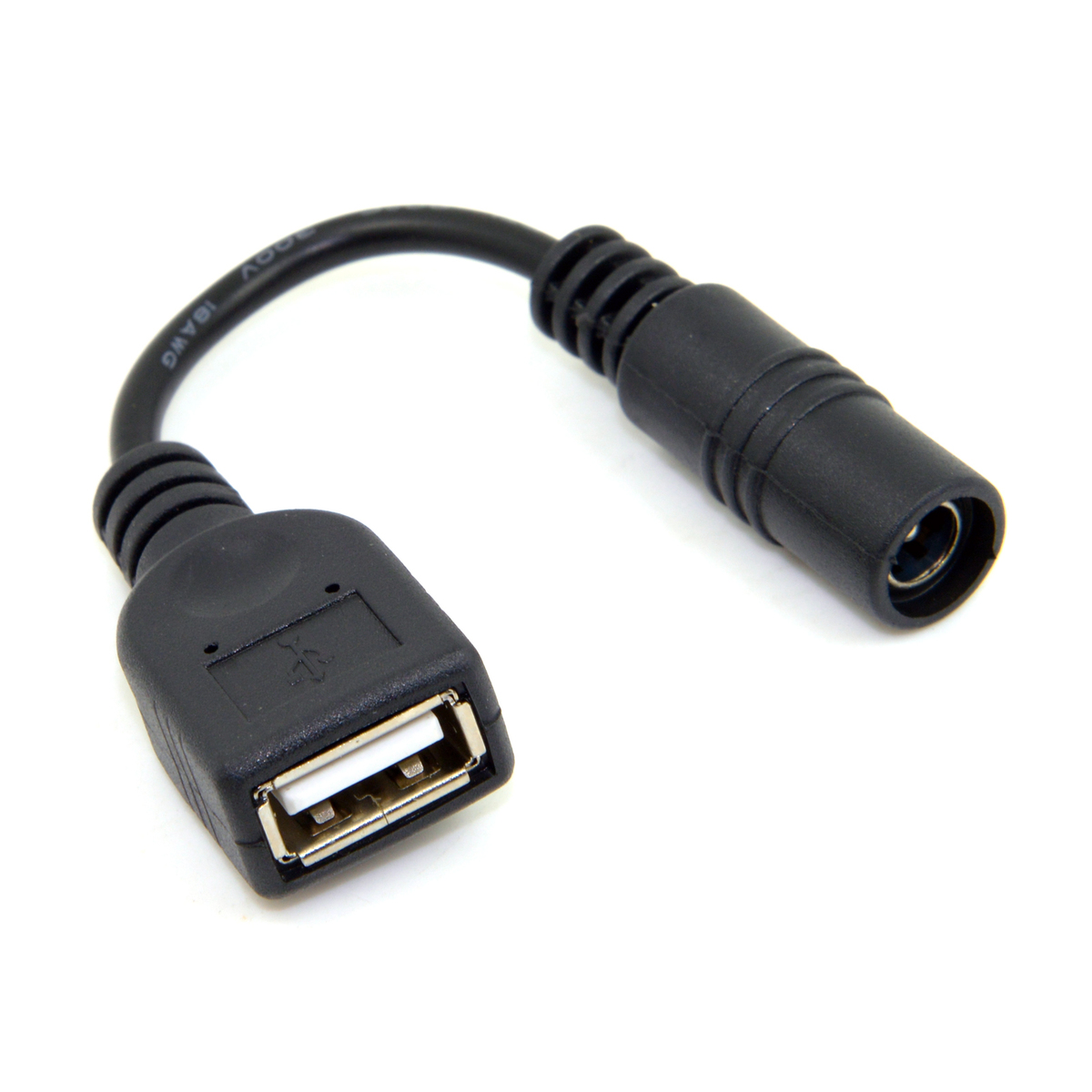 Napájecí kabel z USB portu na 5.5x2.1mm jack adapter kabel 5V