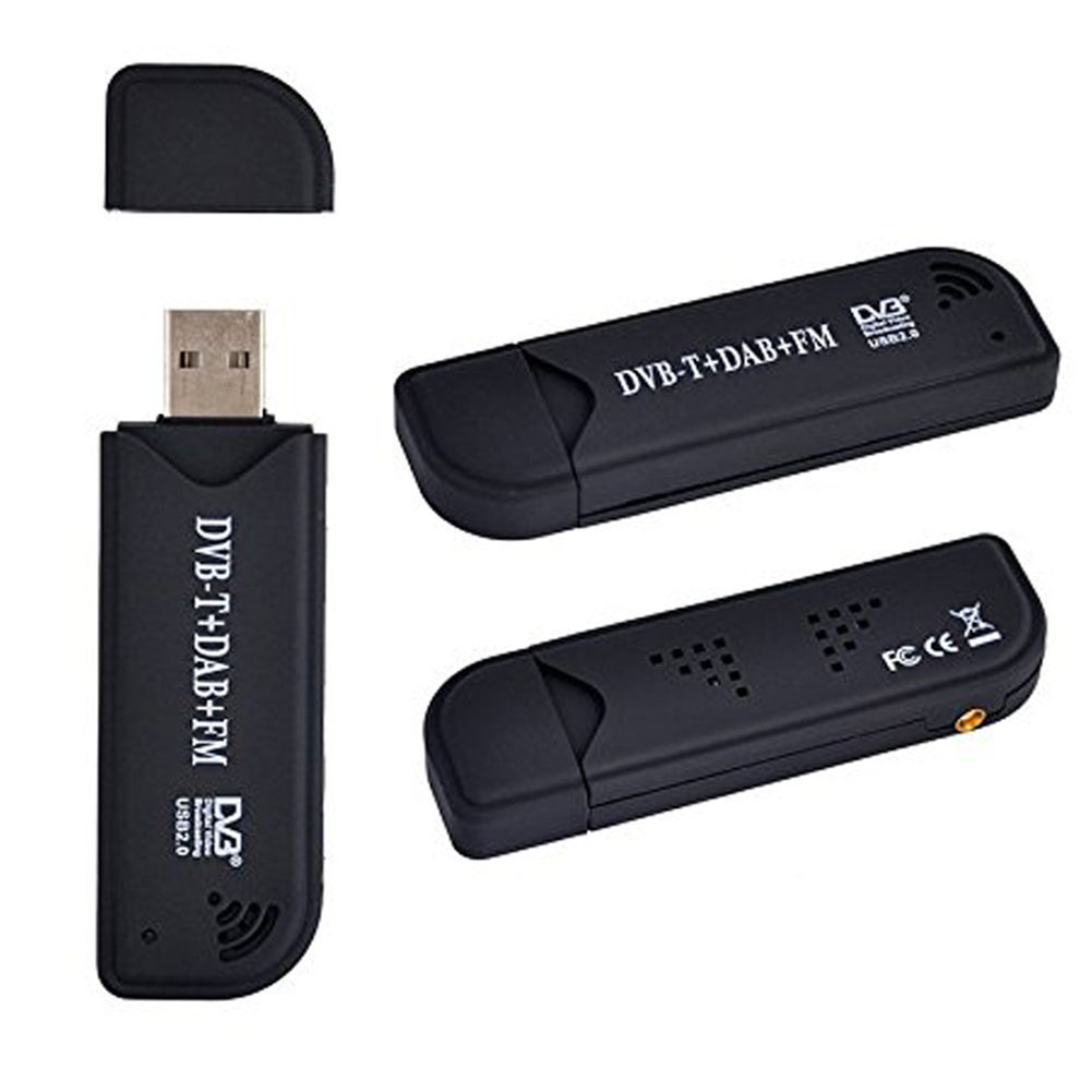 RTL2832U+FC0012 USB DVB-T FM SDR přijímač