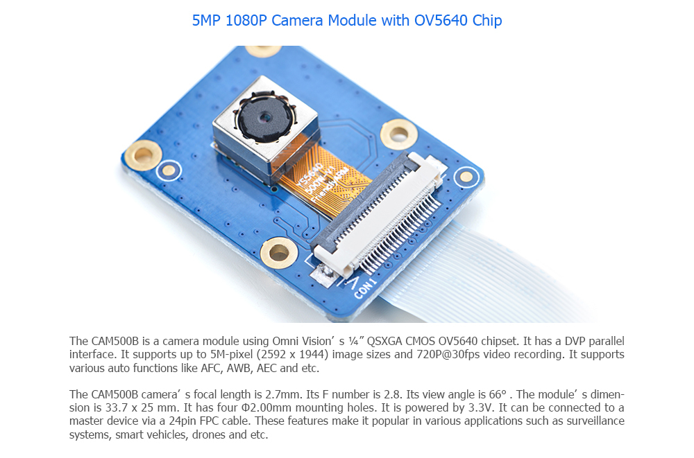5MP modul kamery CAM500B