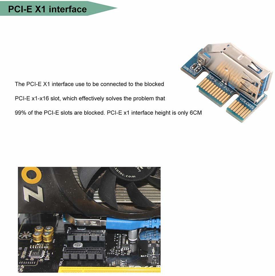 Mini PCI-Ex1 prodlužovací kabel