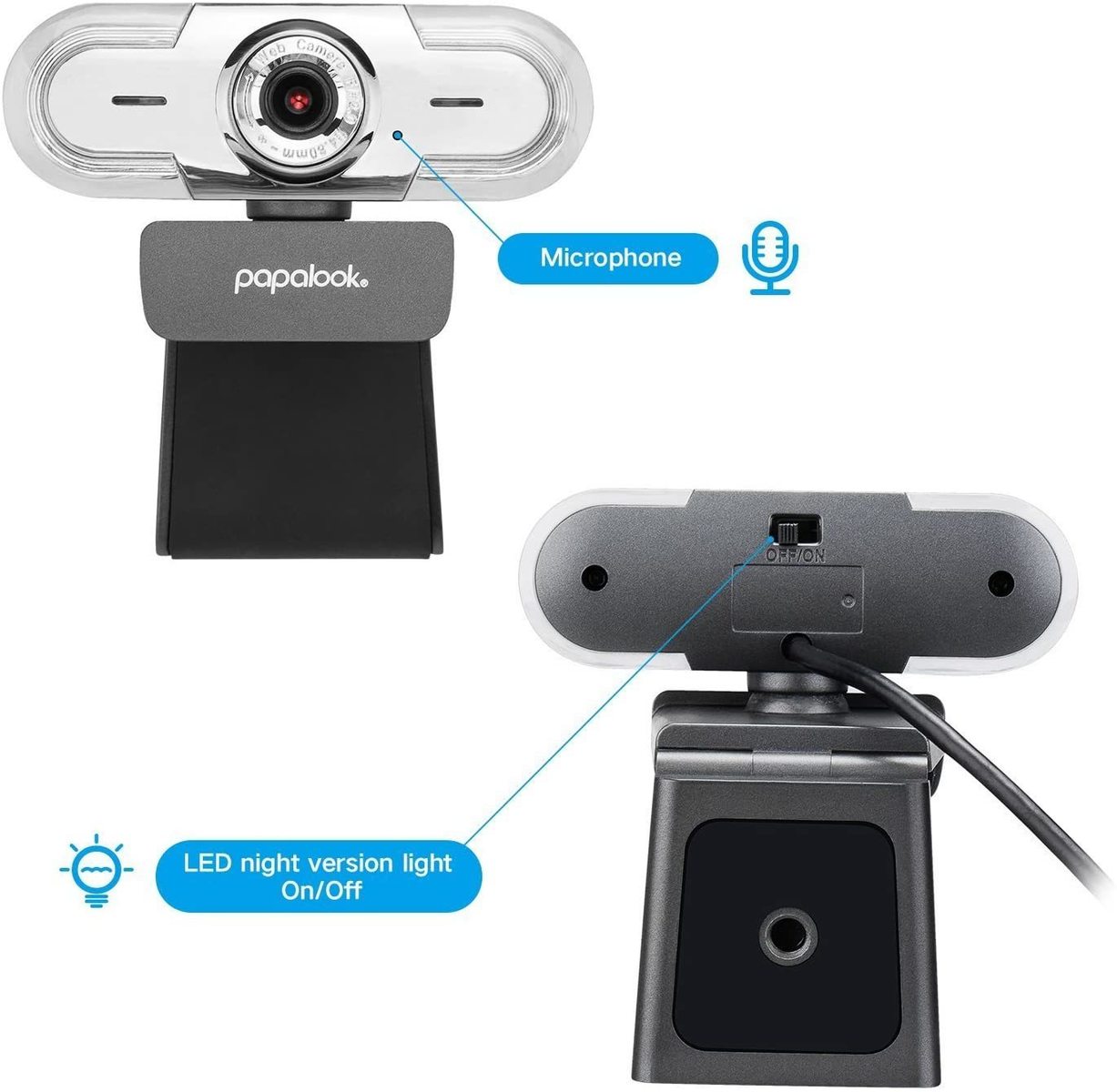 PA452 PRO USB 1080P HD live video webkamera s mikrofonem