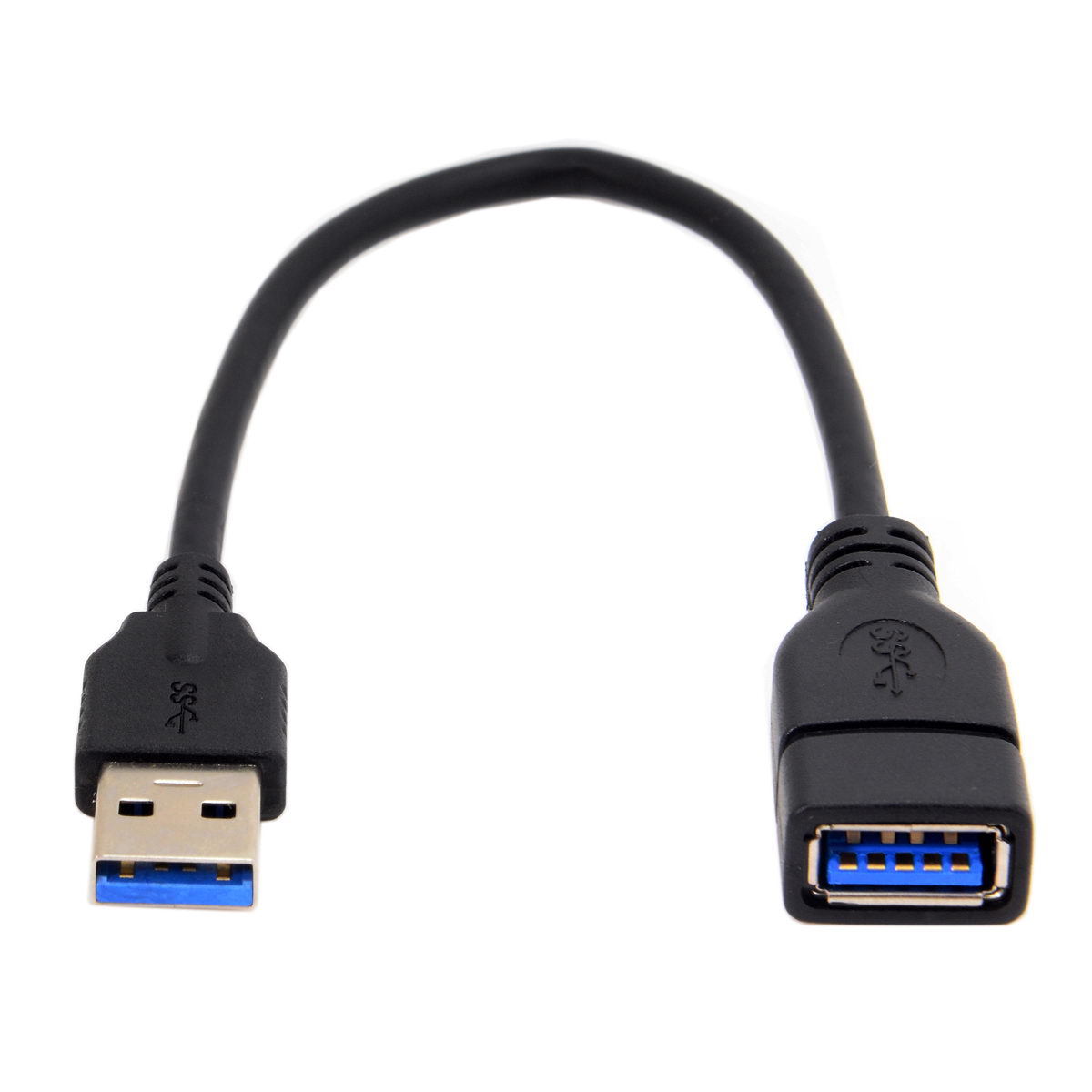 USB 3.0 A (M) - USB3.0 A (F), 20cm, prodlužovací kabel