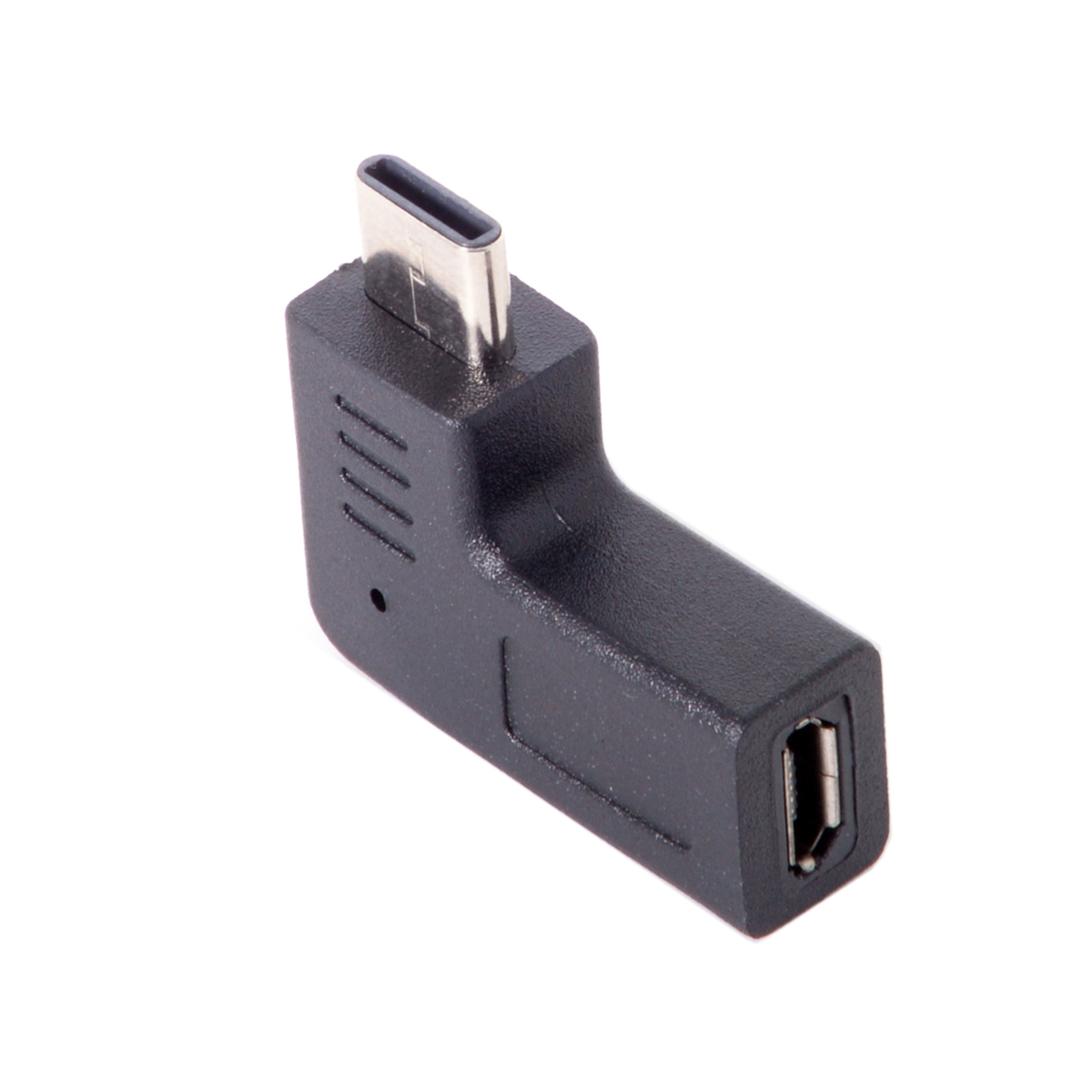 UC-212 USB C M na micro USB F zahnutý konektor, roh 90°
