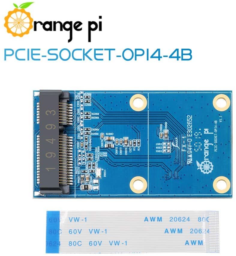 Orange Pi Pi 4/4B PCIE-SOCKET-OPI4-4B PCIe rozšiřující deska expansion board