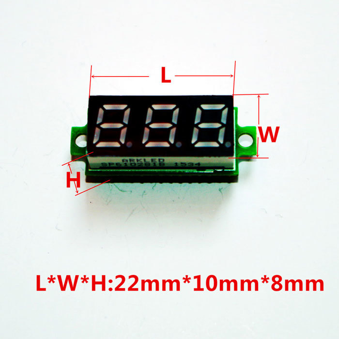 M18B20 0.28" digitální termometr modul pro senzor DS18B20