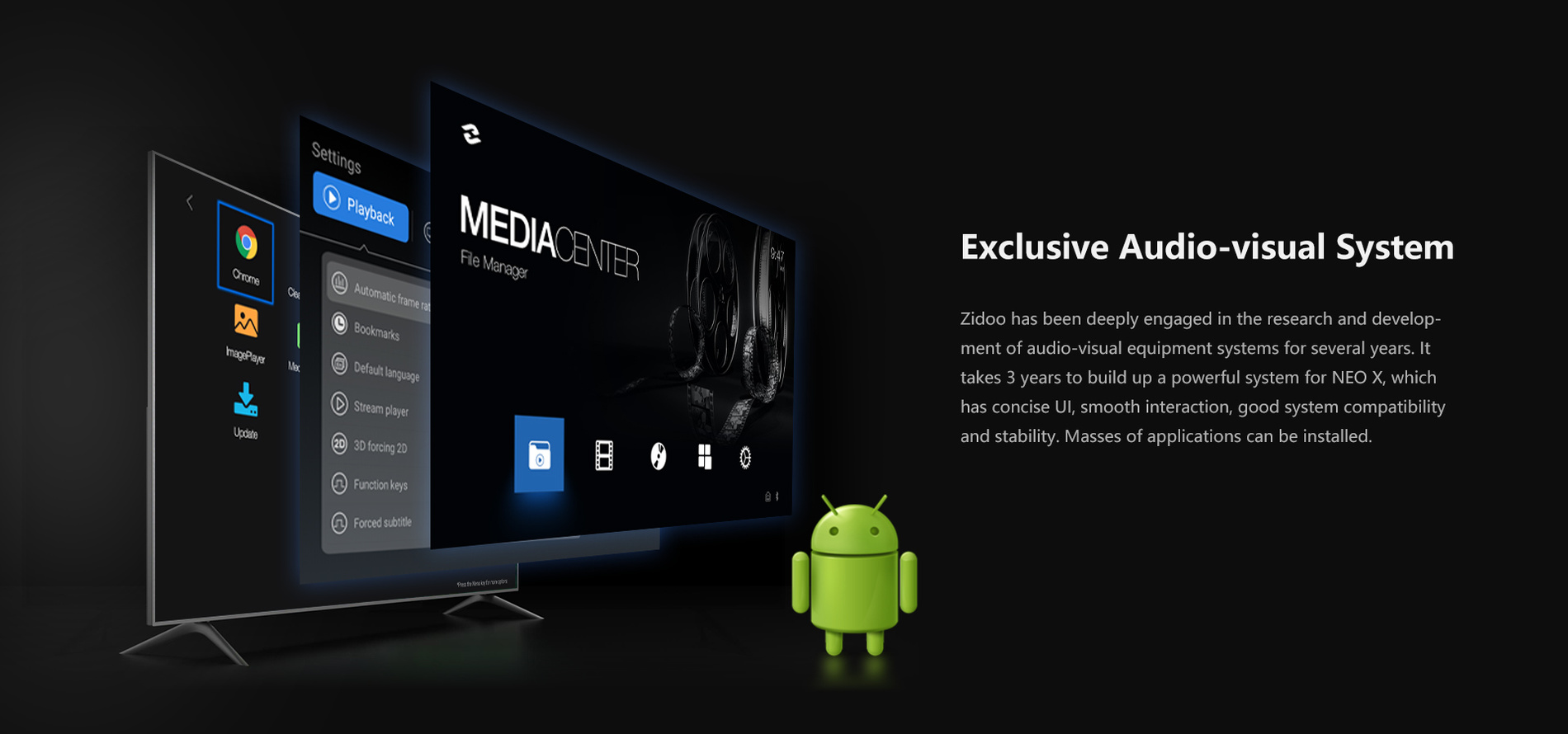 ZIDOO X Ultra-HD 4K HDR Hi-Fi Android multimediální přehrávač
