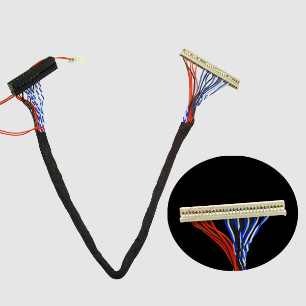 Kabel pro displeje LVDS DF14-30P 1ch 8bit 250mm