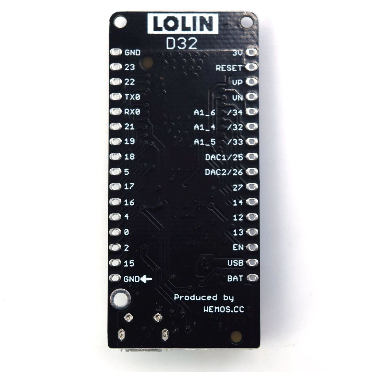 Lolin D32 ESP-WROOM-32 2.4GHz vývojářská deska s WiFi а BT