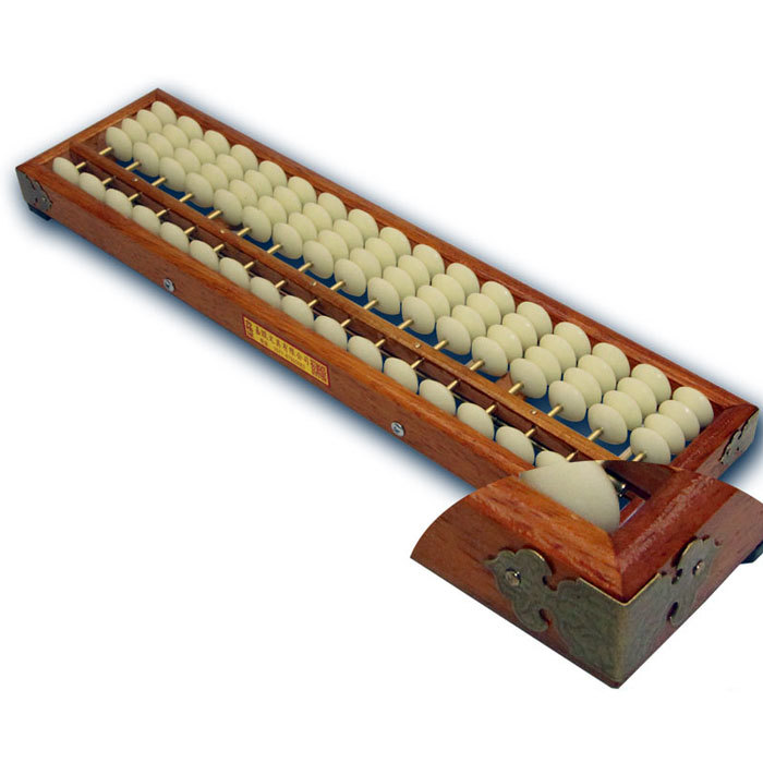 Krásné dřevěné japonské počítadlo abacus - soroban 17 sloupce