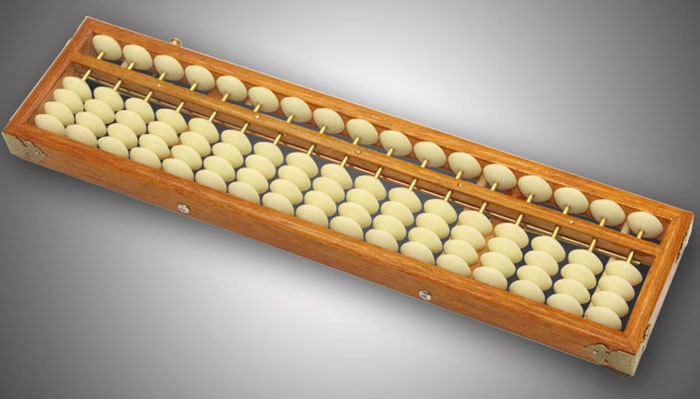 Krásné dřevěné japonské počítadlo abacus - soroban 13 sloupce