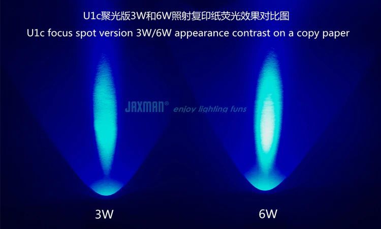 JAXMAN U1c 365nm s filtrem ZWB2