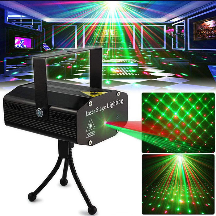 EP-18 disco laser - mini laserový projektor světlo