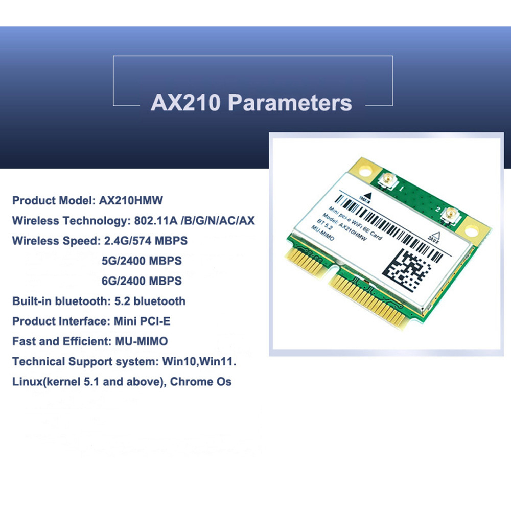 Intel Wi-Fi 6E AX210