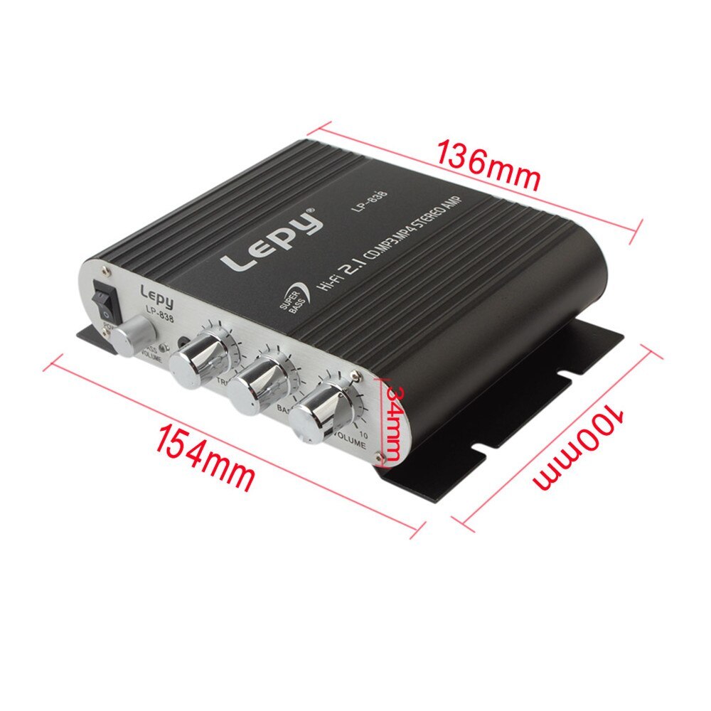 LP-838 Hi-Fi zesilovač 2.1