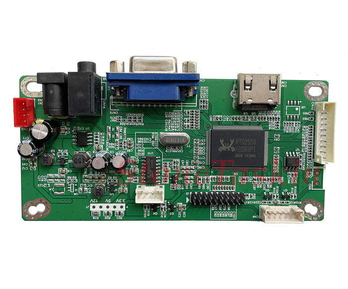 XY_VH2E556 univerzální eDP TFT displej ovládací deska s audio vstupem