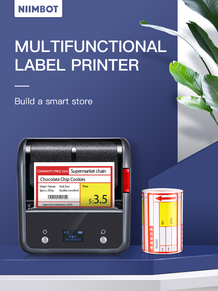 Niimbot B3S bezdrátová tiskárna štítků