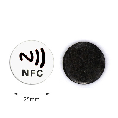 NFC nálepka tag, 25mm, NTAG213, 144 bytes
