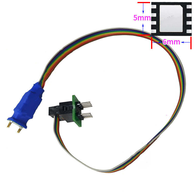 Pogo pin programming cable DFN8 QFN8 WSON8 