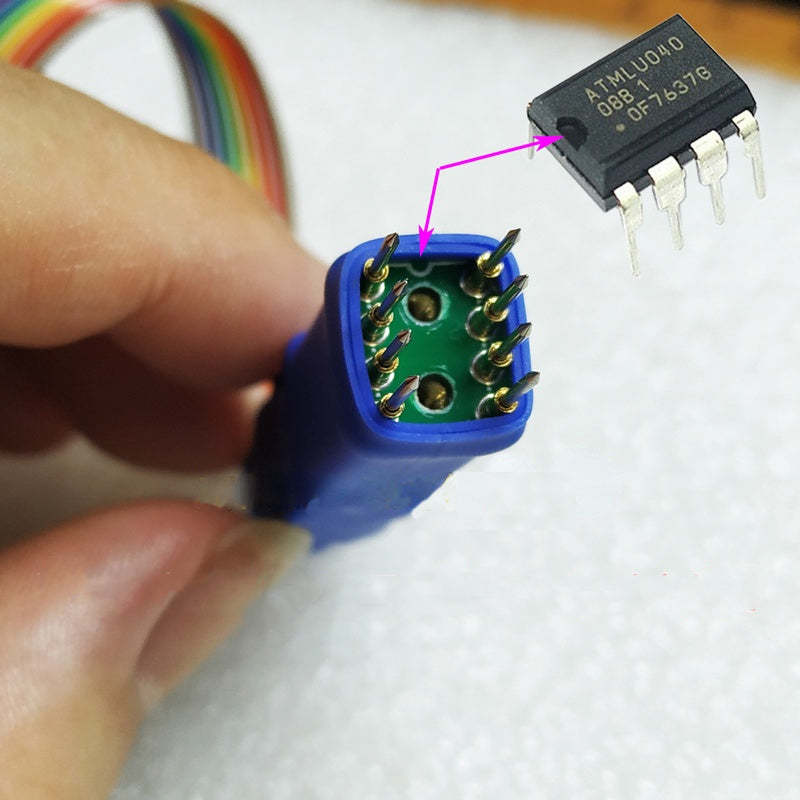 Pogo pin programming cable DIP8