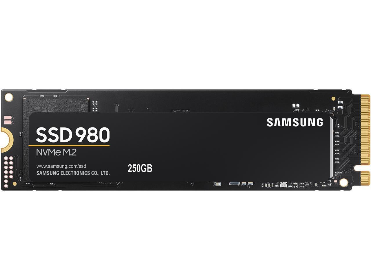 Samsung 980 250GB SSD disk M.2 (SATA), MLC 