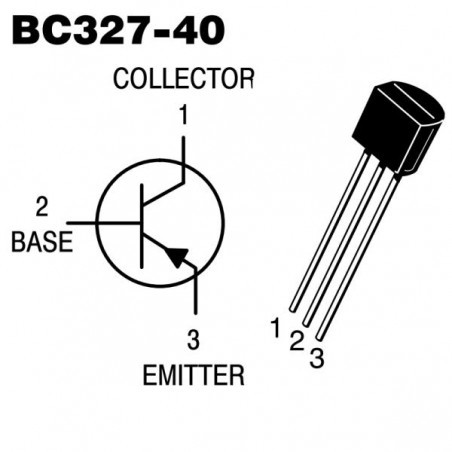 BC327-40 PNP TO-92 tranzistor